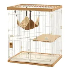 リッチェル 木製キャットサークル 猫用ケージ トイレ・給水器付きのサムネイル