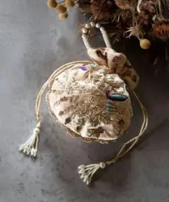 チャイハネ ⭐︎インドの刺繍巾着バッグのサムネイル