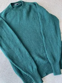 80s FREDPERRYフレッドペリークルーネックニットセーター