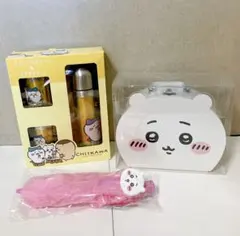 ちいかわ ステンレスボトル、ボールペン、トランクケース