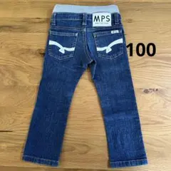 100㎝　MPS デニムパンツ ゴムウエスト　子供ズボン　男の子　女の子