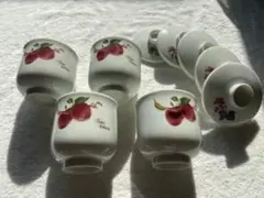 陶磁器 湯呑みと皿のセット