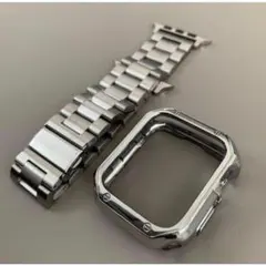 ケース＋ステンレスバンドセット 38/40/41mm 高級バンド 調整工具付き