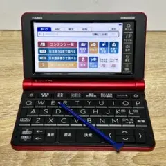 CASIO カシオ JTSV6000 EX-word 電子辞書 レッド 赤 - メルカリ