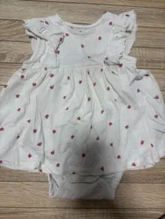 H＆M いちご柄 ロンパース 75cm