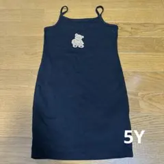 SHEIN ノースリーブワンピース 5Y ブラック