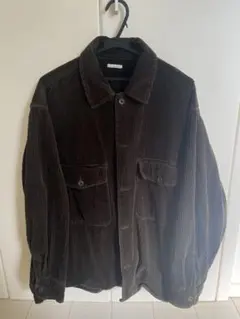 ダークブラウン コーデュロイジャケット XL