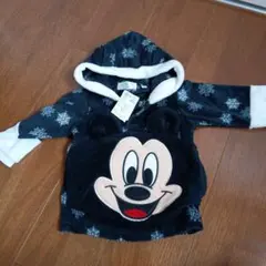 Disney ミッキーマウス フード付きトレーナー 90cm