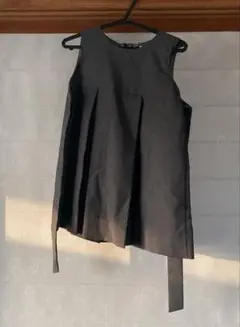 美品【FUB ファブ】ダークグレー ノースリーブ ワンピース