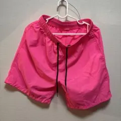 ピンクショートパンツ ウエストゴム付き