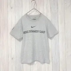 【NIKE】半袖 Tシャツ カットソー トップス カジュアル 古着 ロゴ グレー