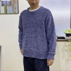 URU(ウル)/CREW NECK KNIT/Purpleのサムネイル