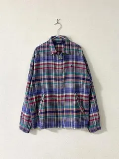 80s-90s C.W マドラスチェック　コットン　ジップ　スウィングトップ 楽天市場】ラルフローレン POLO Ralph Lauren リバーシブル