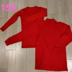 SSK IGNIO アンダーシャツ 2枚セット 150cm レッド