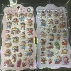 クレヨンしんちゃん ぷくぷくシール 2枚セット