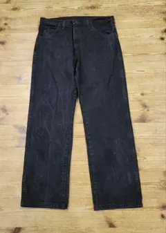 00's ラスラー ブラック デニムパンツ 表記W34L30 RUSTLER