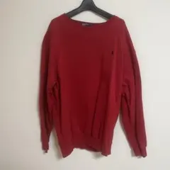 Polo by Ralph Lauren レッド スウェット L