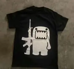 Domo-kun ドーモくん Tシャツ ブラック