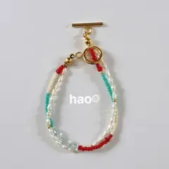 no.6 パールの二連ブレスレット　◯