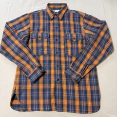 ウエアハウス　Lot 3022 チンストラップ付きネルシャツ サイズ42のサムネイル
