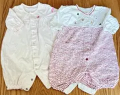 2ウェイオール　2つセット　ファミリア　ホットビスケッツ　カバーオール