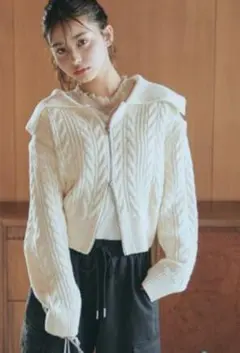 ラブトキシック ニットZIPカーディガン 150