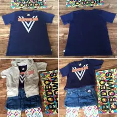 ロデオクラウンズ♡L♡チアリーダーTシャツ★ネイビー★rodeocrowns