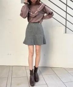 マジェスティックレゴン　スカート　キュロットアシメマーメイドミニスカパン