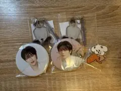 txt ボムギュ アクリルキーホルダー 缶バッチ ピンバッチセット