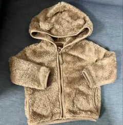 80cm くまフード付きモコモコアウター