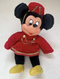 【昭和レトロ・美品】 TDLミニーぬいぐるみ1980年代初期