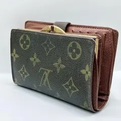 良品⭐️ ルイヴィトン モノグラム ヴィエノワ がま口　二つ折り財布　ポルトモネ