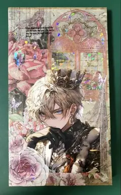 ・:*蛇腹ファイル・:* 両面コラージュ　王子様系　薔薇と蝶