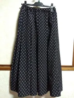 BABYLON ペイズリー柄 フレアスカート ロング丈 size36のサムネイル