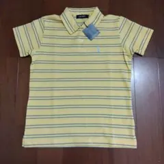 EAST BOY　イーストボーイ　ポロシャツ　ボーダー　新品タグ付　イエロー