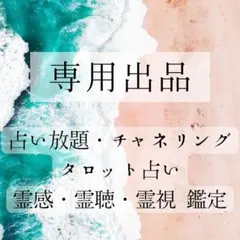 ゆーみんさま専用／電話占い 10分／タロット 占い／占い放題／霊視 鑑定