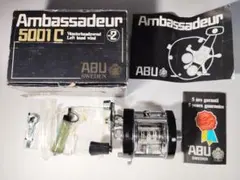レアABU アンバサダー2500C オールドグリーンリール未使用に近い極美品