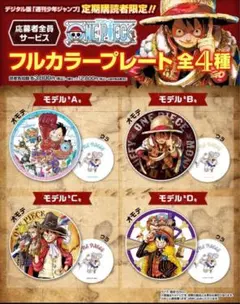 定期購読者限定 応募者全員サービス ONE PIECE フルカラープレート