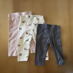 H&M ベビー レギンス 3点セット