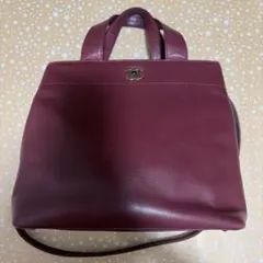 CHANEL シャネル ハンドバッグ ボルドーのサムネイル