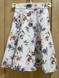 Apuweiser-riche フラワープリント フレアスカート サイズ1