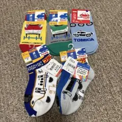トミカ　プラレール　靴下　5点セット