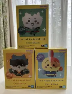 【新品　未開封】僕のヒーローアカデミア × ちいかわ フィギュア 3個セット