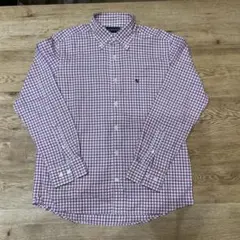 長袖シャツ　チェック柄　スコッチハウス