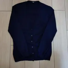 UNIQLO UVカットスピーマーコットンVネックカーディガンXL