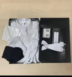 メンズ/結婚式・ブライダル　新郎シャツ小物8点セット