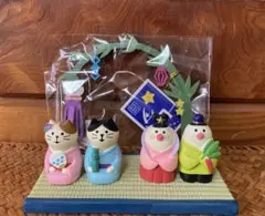 コンコンブル ひな祭り 猫セット 置物 新品 廃盤 デコレ - メルカリ