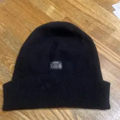 ディーゼルDIESEL ニット帽　ブラック