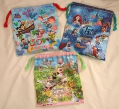 ディズニー巾着袋3点セット