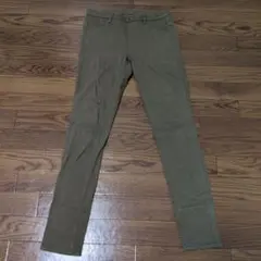 ユニクロ UNIQLO レギンスパンツ カーキ レディース Lサイズ